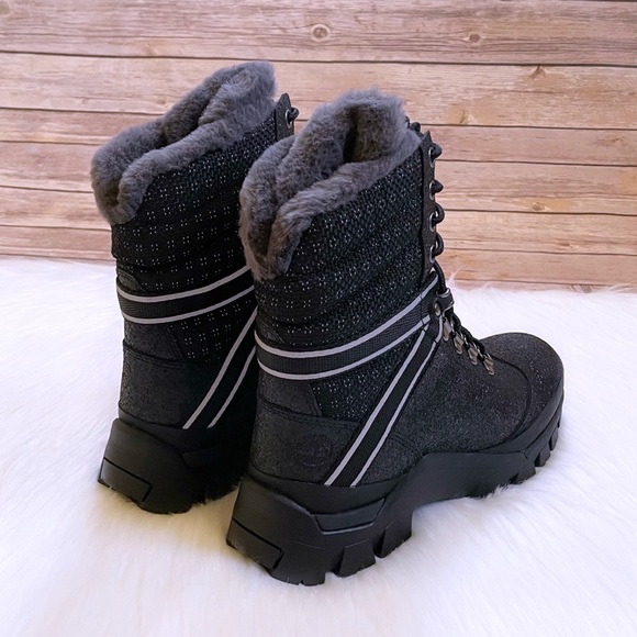 Timberland Women’s Jenness Falls Waterproof Insulated Black Helcor Boots - Picture 3 of 7
